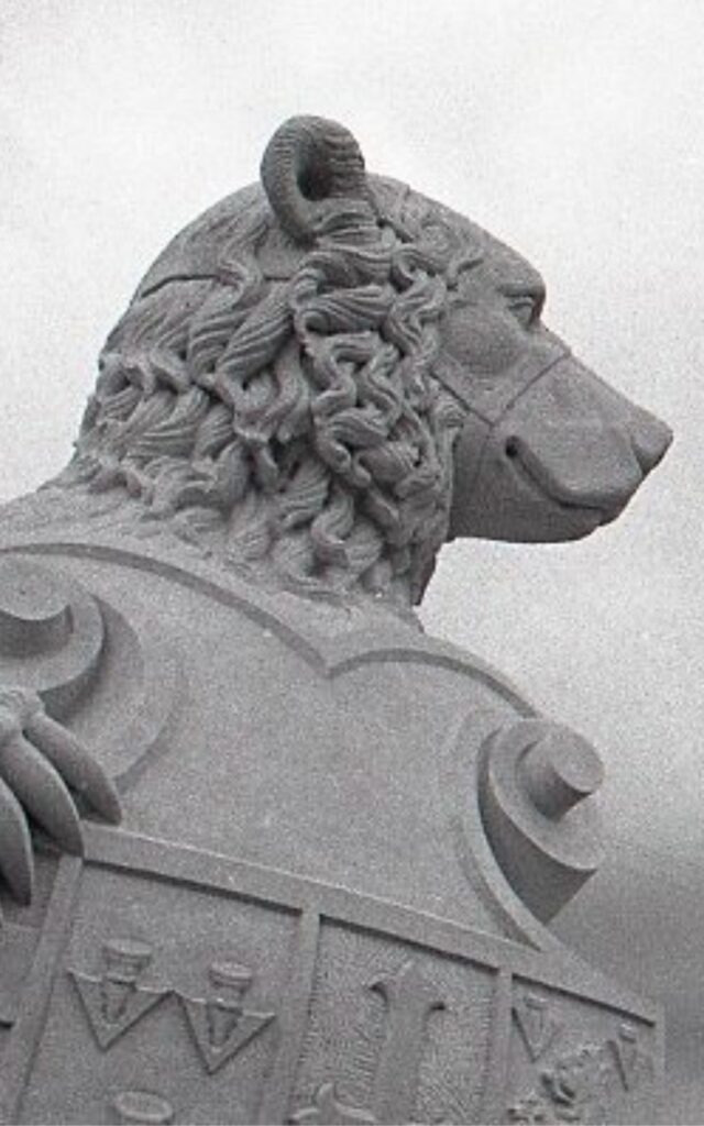 The Brereton Bear carved by Master Carver Nina Bilbey